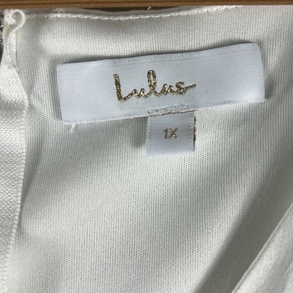 Lulus Eternal Bond White Satin Ruffled Flutter Sleeve Maxi Dress - Picture 6 of 6